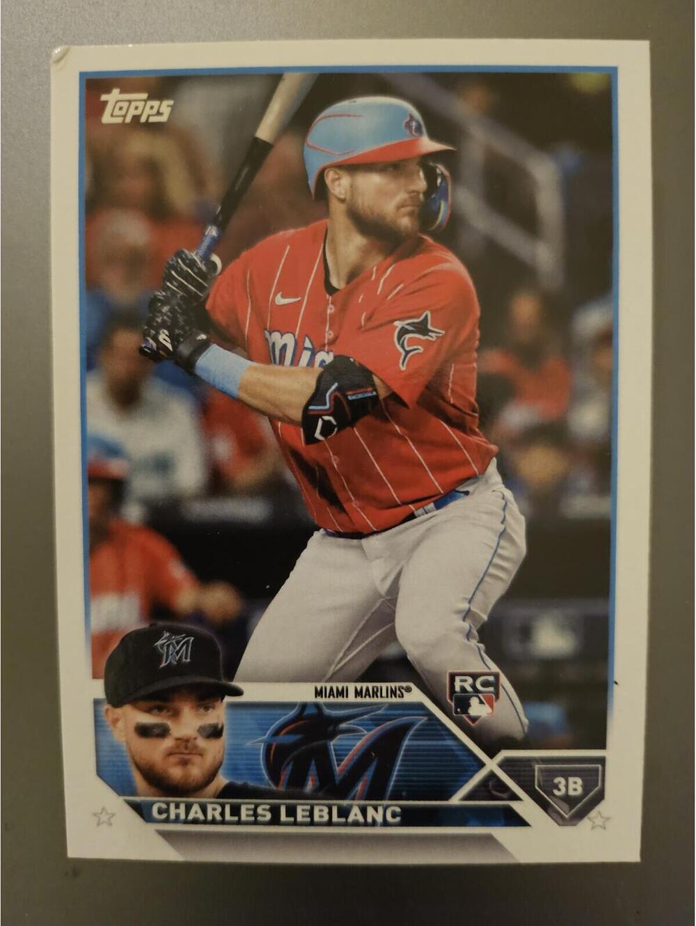 2023 Topps Charles Leblanc Rookie Baseball Cards #446